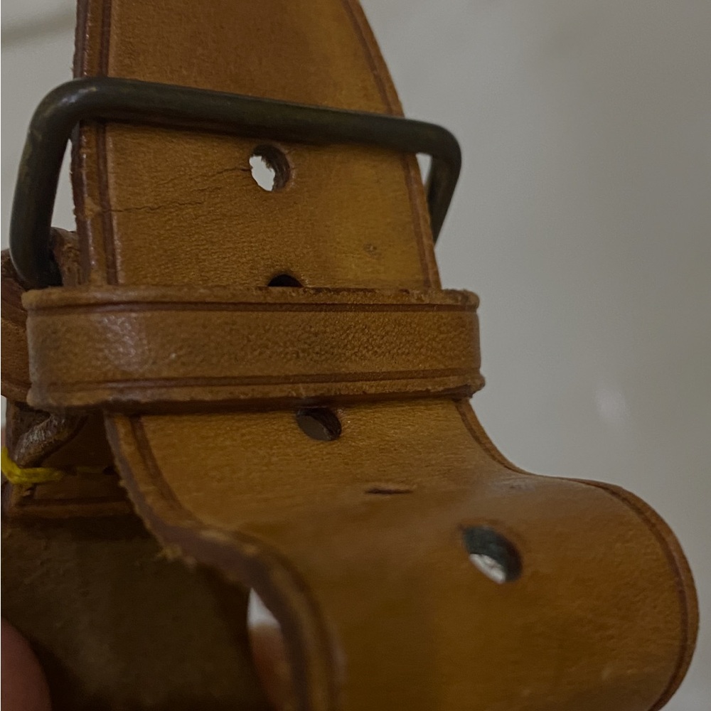 Authentic Louis Vuitton Tan Leather Strap - Picture 4 of 4